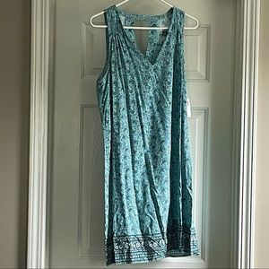 Blue floral Old Navy summer dress